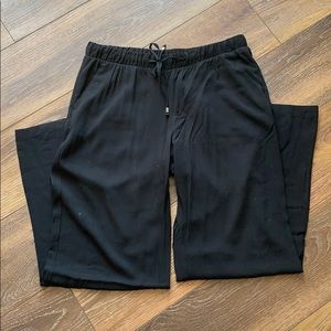 Black wide leg pants! Like new!